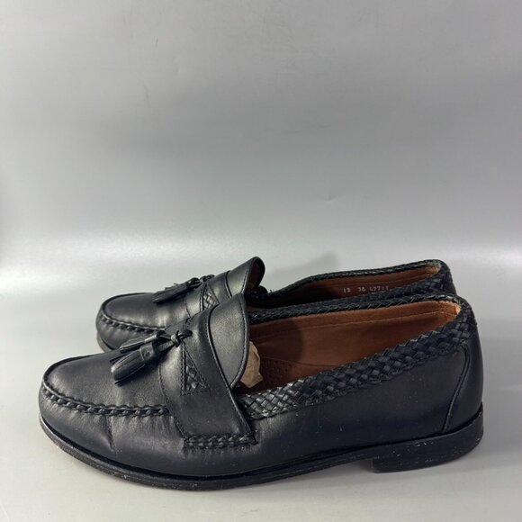 Allen Edmonds Stowe Tassel Loafers Black Leather Made in USA Mens Size 12 - Picture 6 of 15